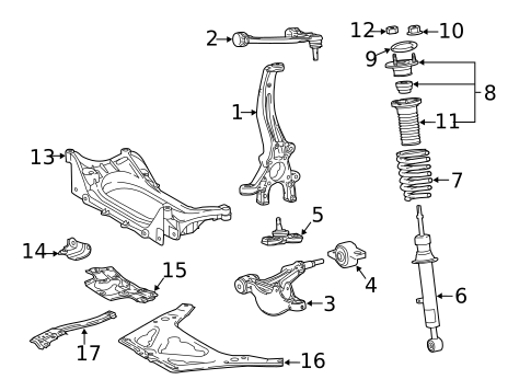 Suspension Components for 2018 Lexus GS F #0
