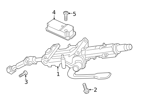 Steering Column Assembly for 2018 Audi TT RS Quattro #0