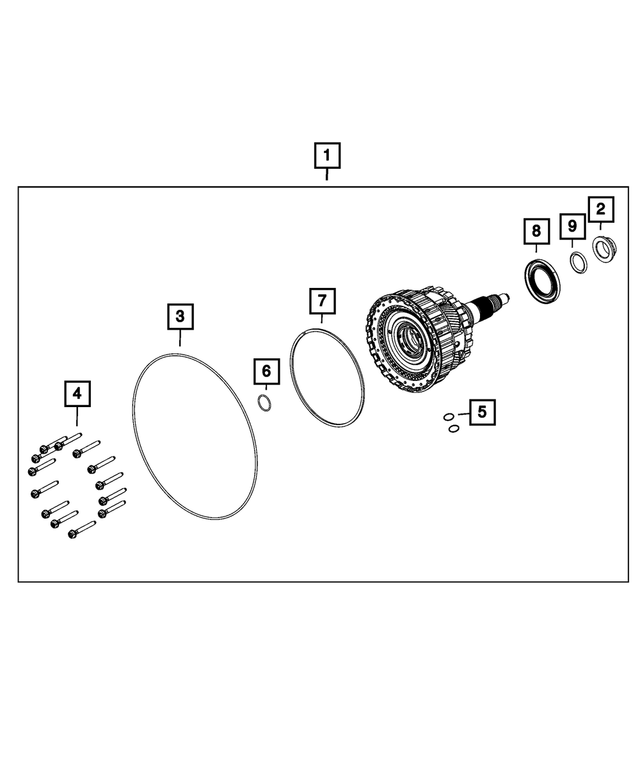 68676892AB - Transmission: Output Shaft Kit for Mopar Image