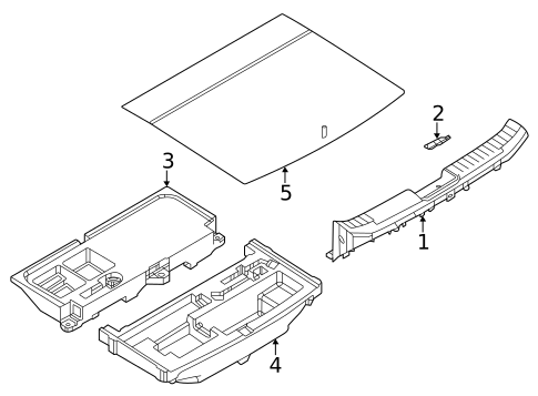Interior Trim - Rear Body for 2023 Mazda MX-30 EV #0