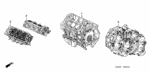 10004PJEA03 - Engine: General Assembly, Front Cylinder Head for Acura: CL Image