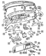 SS39LAZAC - Instrument Panel and Radios and Consoles: Instrument Panel Kit for Dodge: Ram 2500, Ram 3500 Image