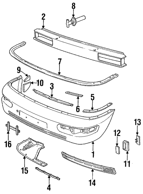 Bumper & Components - Front for 1992 Porsche 911 #0