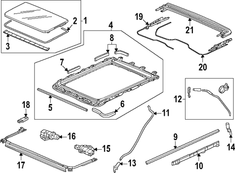 Sunroof for 2024 Honda Pilot | OEM Parts Online