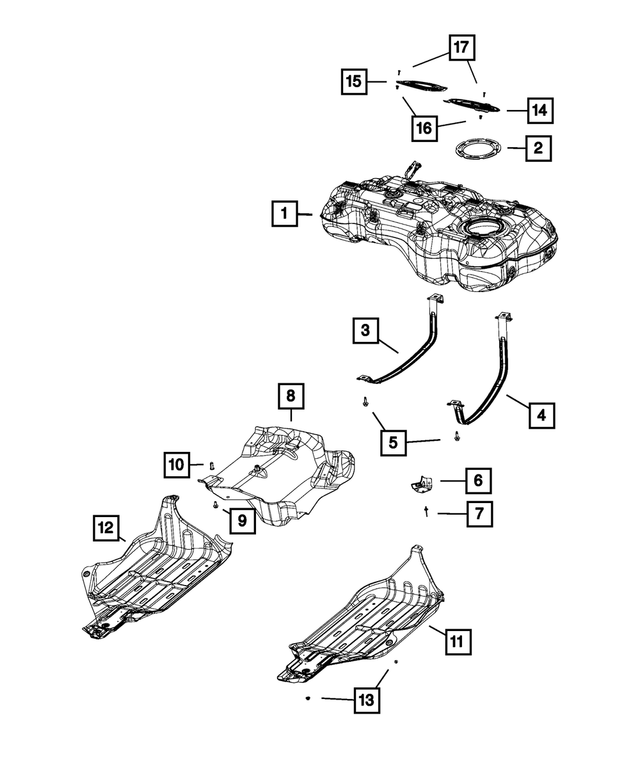 68368222AE - Fuel: Fuel Tank for Mopar Image image