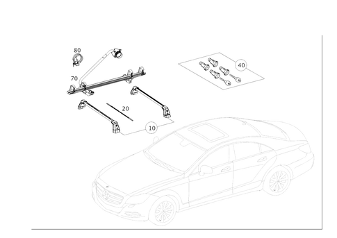 Roof Carrier Systems for 2014 Mercedes-Benz CLS550 #0