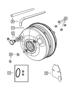 6502524 - Brakes: Hex Lock Nut for Mopar Image