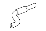 1657120020 - Cooling System: Upper Hose for Toyota: Avalon, Camry, Sienna, Solara Image