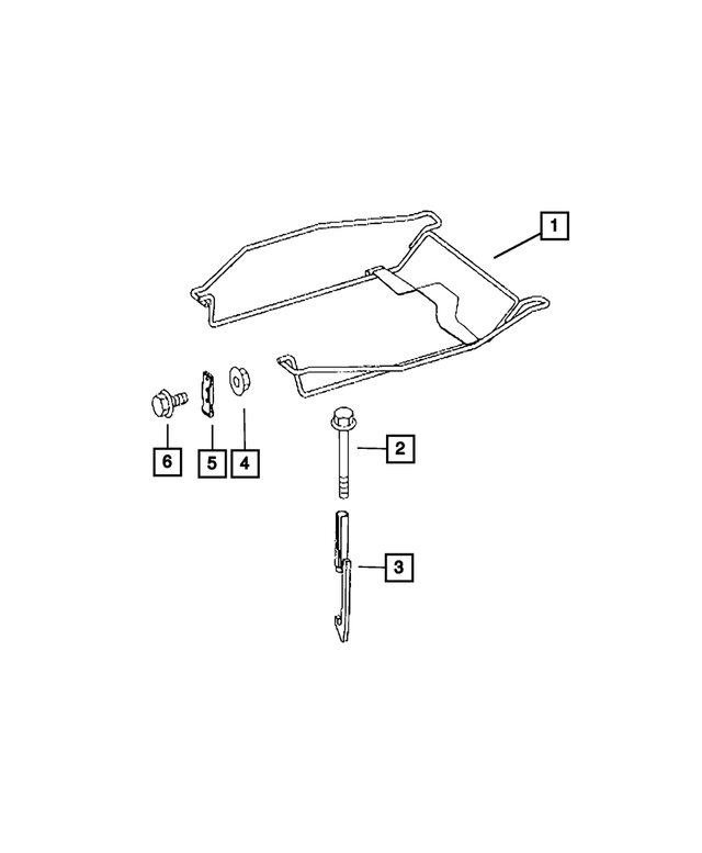 68012518AA - Wheels: Spare Tire Bracket for Dodge: Sprinter 2500, Sprinter 3500 Image