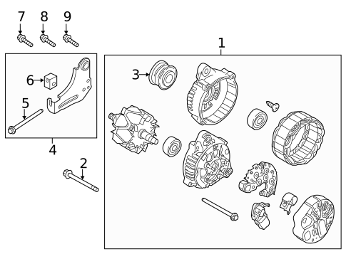 Alternator for 2018 Kia Rio #1