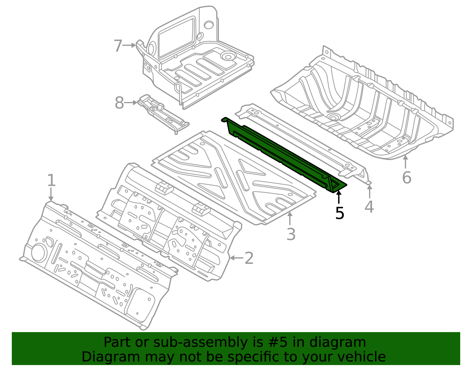 Genuine BMW 41-00-9-626-526 | Lower Cross-Member | FREE Shipping on ...