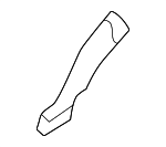 72511FL00A - Body: Lower Duct for Subaru: Crosstrek, Impreza Image