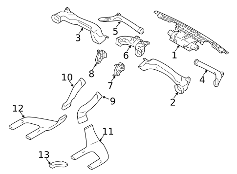Ducts for 2021 Subaru Impreza #0