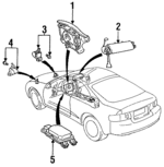 7396020011 - Electrical: Passenger Air Bag for Toyota Image image