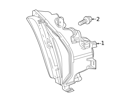 Signal Lamps for 2025 Lexus LC500 #0