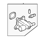 JDE28625 - Cooling System: Water Outlet for Jaguar Image