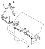 8882065A13 - : Belt for Nissan: Sentra Image