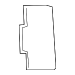 1L2Z19E572CB - HVAC: Condenser Seal for Ford: Explorer | Mercury: Mountaineer Image