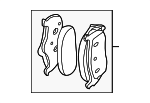 D40609FE0A - Brakes: Brake Pads for Nissan Image
