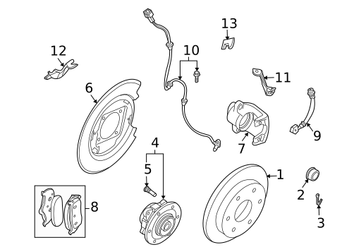 Brake Components for 2008 Nissan Armada #0
