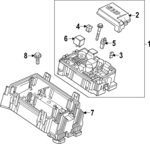 42823945 - : Fuse &amp; Relay Box for GM Image