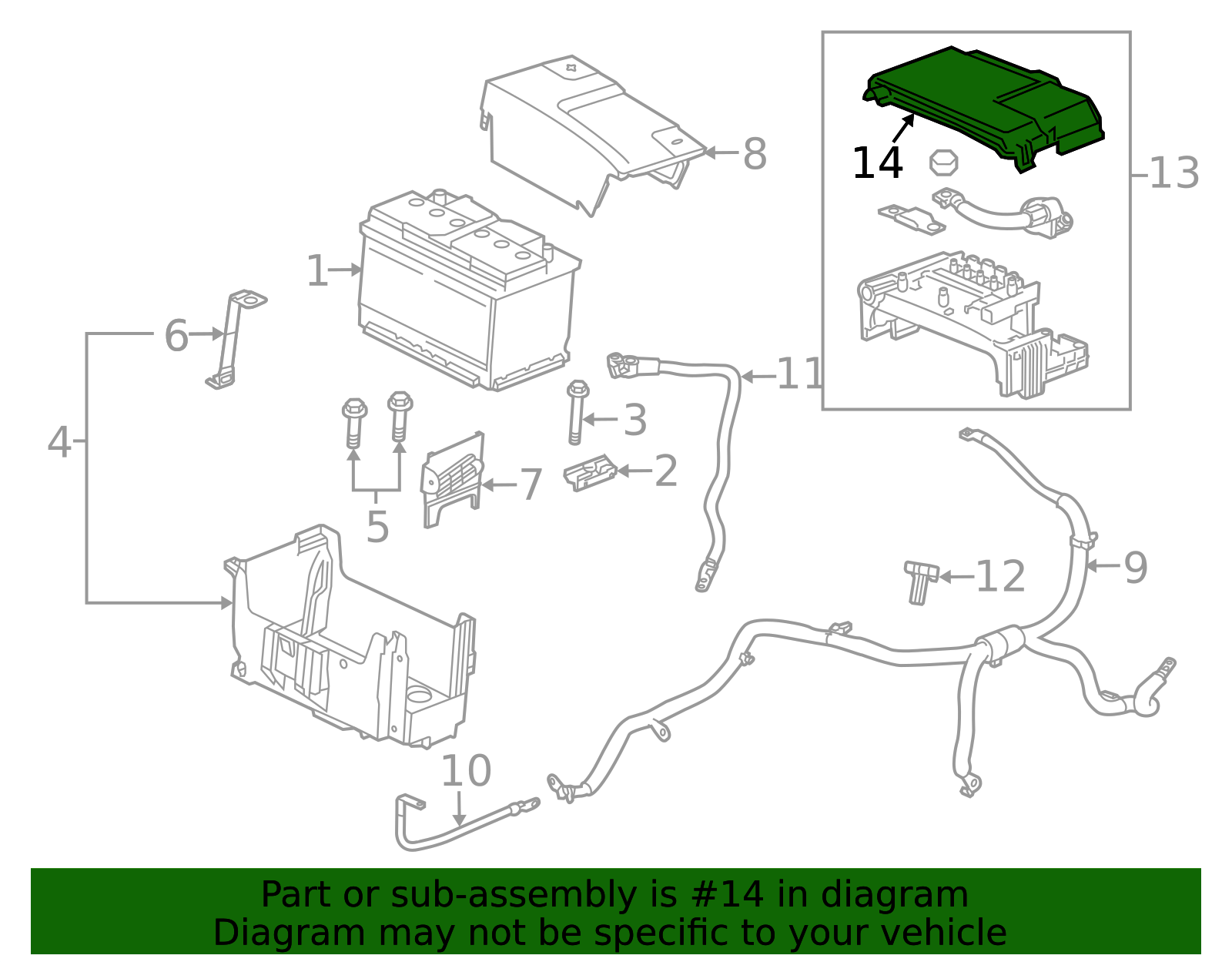 2010-2019 GM Junction Block Cover (Replaces Part Number 39152005 ...