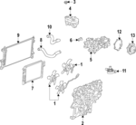 2512074 - Cooling System: ACDelcoâ„¢ Gasket for GM Image