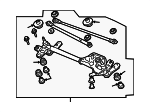 76530SDAA01 - Body: Linkage Assembly for Honda: Accord Image