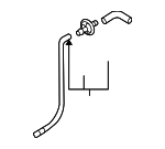 3883580J00 - : Front Hose for Suzuki Image