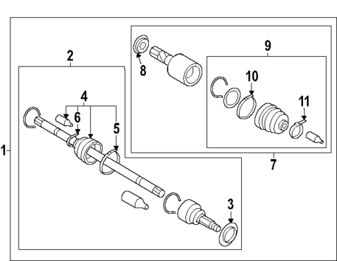 Axle Shaft for 2025 Subaru Forester #0
