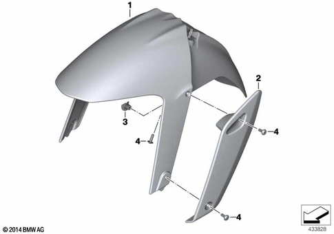 Front Wheel Fender for 2006 BMW-Motorrad R 1200 R #0