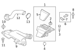 7147129160 - Engine: Inlet Duct Screw for BMW Image