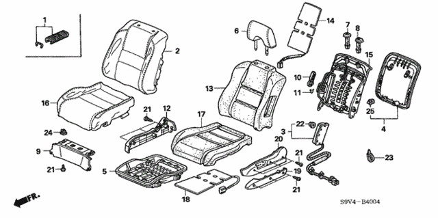 Front Seat (L.) (Power) ('06-) for 2007 Honda Pilot #0