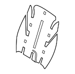 52107452253 - Body: Seat Back Heater for BMW: 840i, 840i Gran Coupe, 840i xDrive, 840i xDrive Gran Coupe, M8 Gran Coupe, M850i xDrive, M850i xDrive Gran Coupe Image