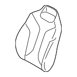 52108093647 - Body: Seat Back Cover for BMW: 840i Gran Coupe, 840i xDrive Gran Coupe, M8 Gran Coupe, M850i xDrive Gran Coupe Image