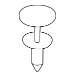 51447376646 - Body: Headliner Clip for Mini Image