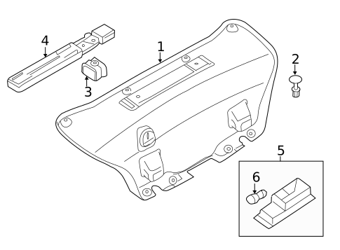 Interior Trim - Trunk for 2013 BMW 135i #0
