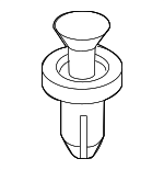 EA0150037 - Body: Grille Assembly Rivet for Mazda: 2, 3, 5, 6, CX-3, CX-30, CX-5, CX-7, CX-9, MX-3, MX-30 EV, MX-5 Miata, RX-8 Image