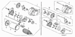 31200RAAA53RM - Engine: STARTER MOTOR ASSY. (SM-71008)(SM-61209) (RMD) (MITSUBA) for Honda Image