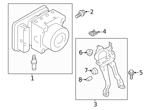 ABS Components for 2022 Subaru Impreza #0
