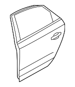 561833055E - : Door Shell for Volkswagen Image