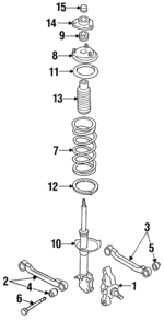 5512050A10 - : Lower Control Arm for Nissan: Sentra Image