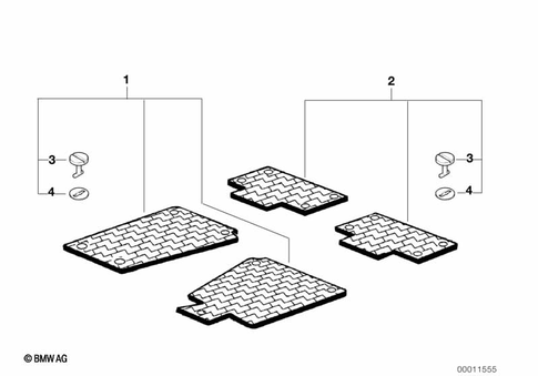 Interior Equipment Components for 2005 BMW X5 3.0i #24