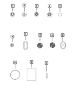 5112208AB - Body Sheet Metal Except Doors: Plug for Mopar Image image