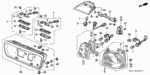 9390124420 - Electrical/Exhaust/Heater/Fuel: SCREW, TAPPING (4X16) for Honda Image