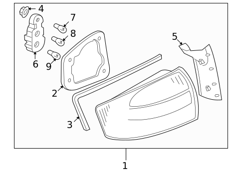 Tail Lamps for 2002 Audi Allroad Quattro #0