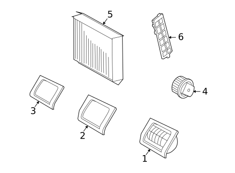 Blower Motor & Fan for 2008 Volvo V50 #0