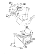 68145073AB - Electrical: Battery Negative Wiring for Ram: 2500, 3500 Image