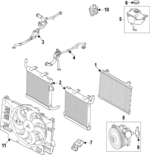 LR093756 - Cooling System: Auxiliary Radiator for Land-Rover Image
