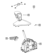 68483906AC - Transmission: Gearshift Boot And Knob for Mopar Image